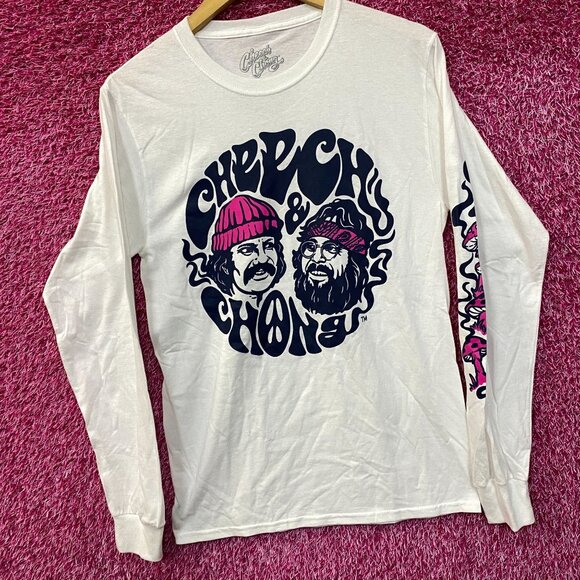 Cheech & Chong Abstract Duo Graphic T-Shirt Small - Picture 3 of 4